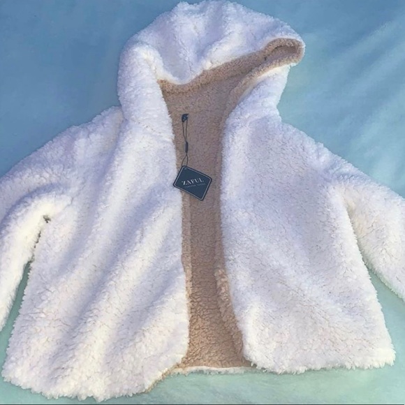 fluffy cropped jacket - Picture 1 of 1